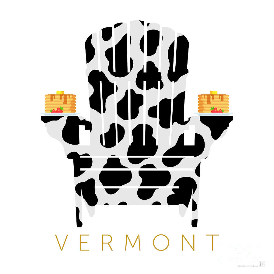 Vermont Digital Art by Sam Brennan
