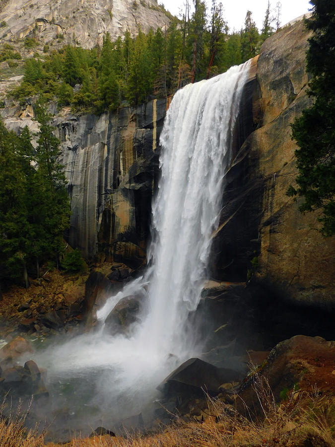 Vernal Falls Photograph by Carl Moore