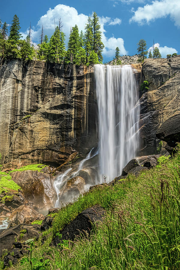 Vernal Falls - Enjoying the Spray Photograph by Kenneth Everett