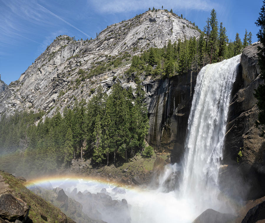 Vernal Falls from Mist Trail Photograph by Ronald Dukat - Fine Art America