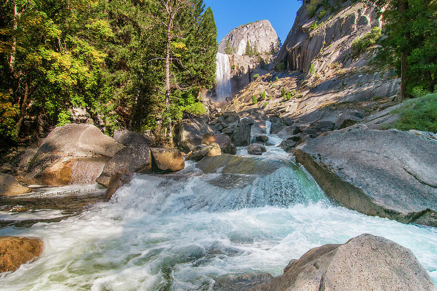 Vernal Falls - Yosemite, CA - Y121 Photograph by Bruce McFarland