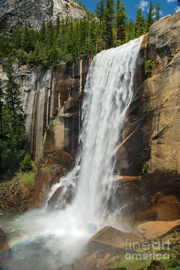 Vernal Waterfalls In Yosemite National Park Photograph by David Arment