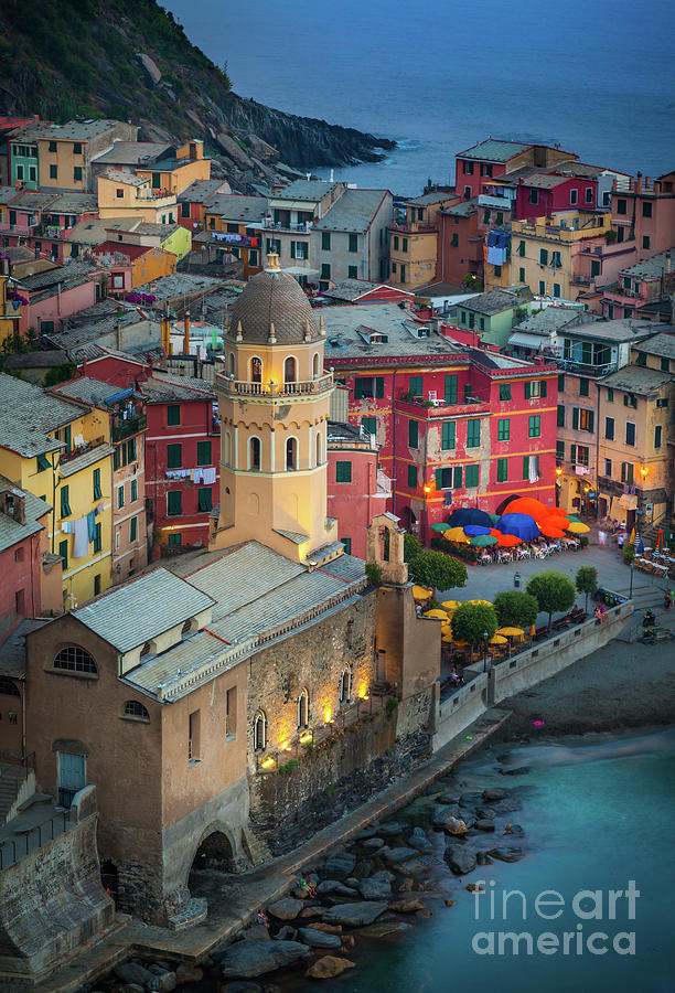 Vernazza Church Photograph by Inge Johnsson