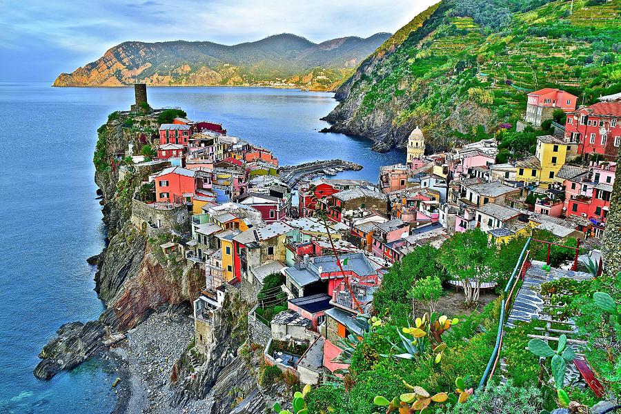 Vernazza from Behind Photograph by Frozen in Time Fine Art Photography