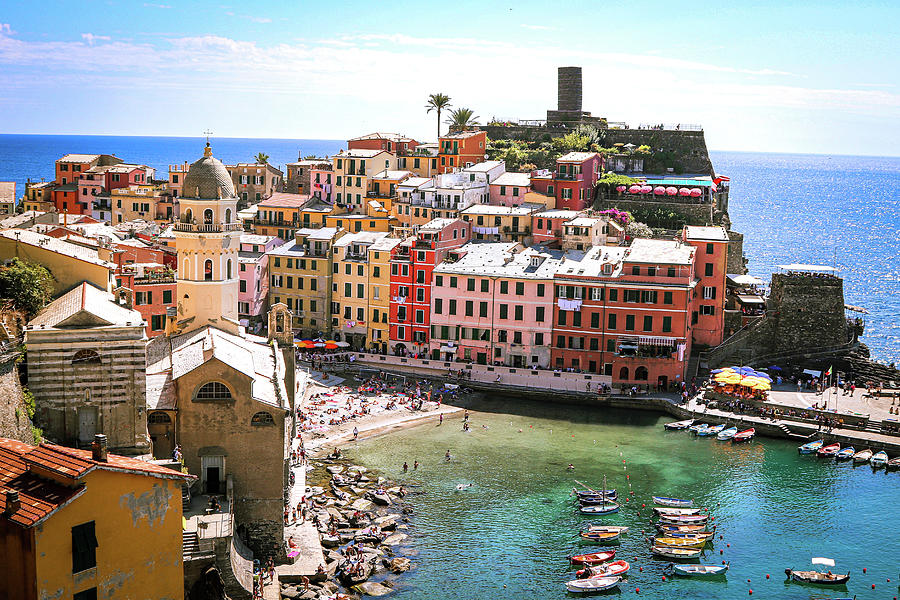 Vernazza From The Azure Trail Photograph