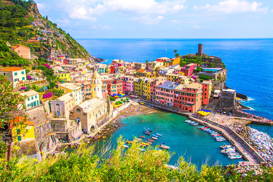 Vernazza Pomeriggio Photograph by Michael Bruckner - Fine Art America