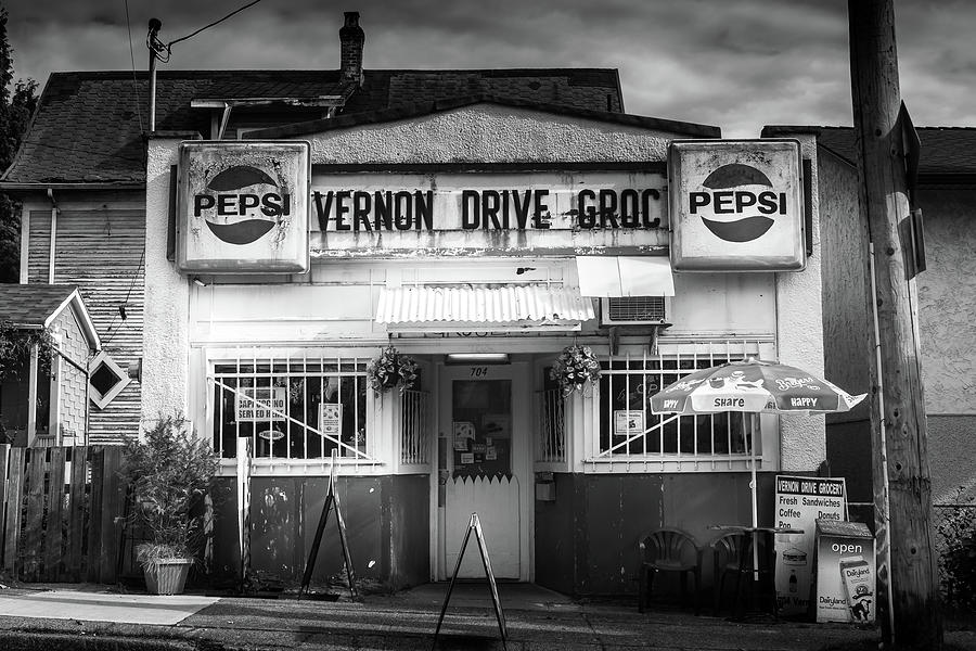 Vernon Drive Grocery Photograph by Irene Moriarty