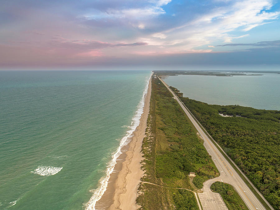 Vero Beach A1A Photograph by Veterans Aerial Media LLC