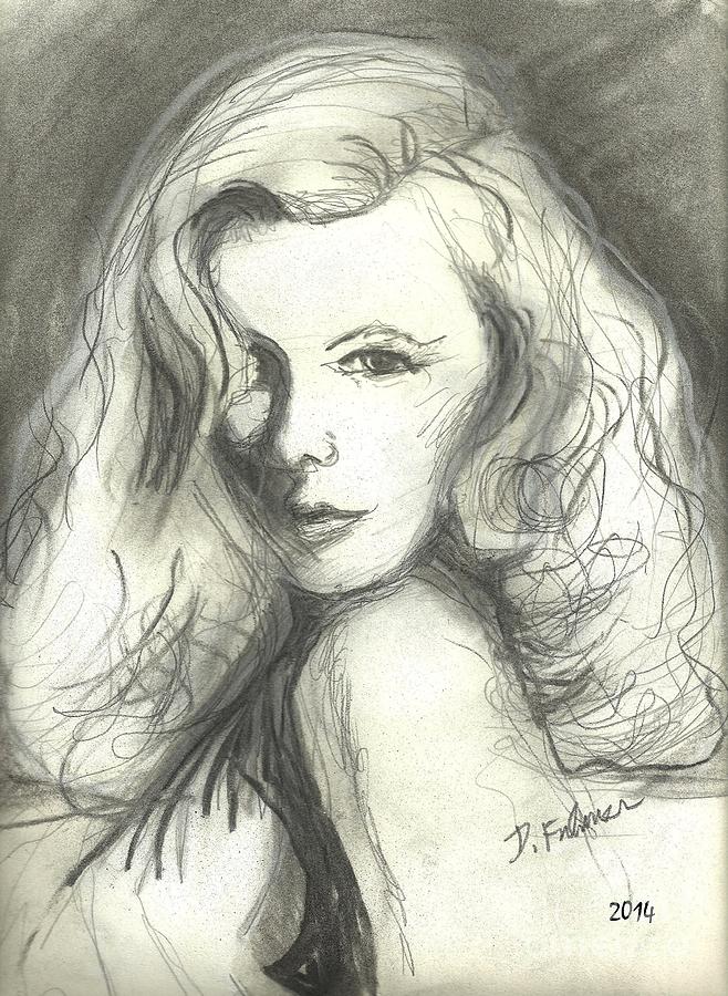 Veronica Lake Mixed Media by Denise F Fulmer