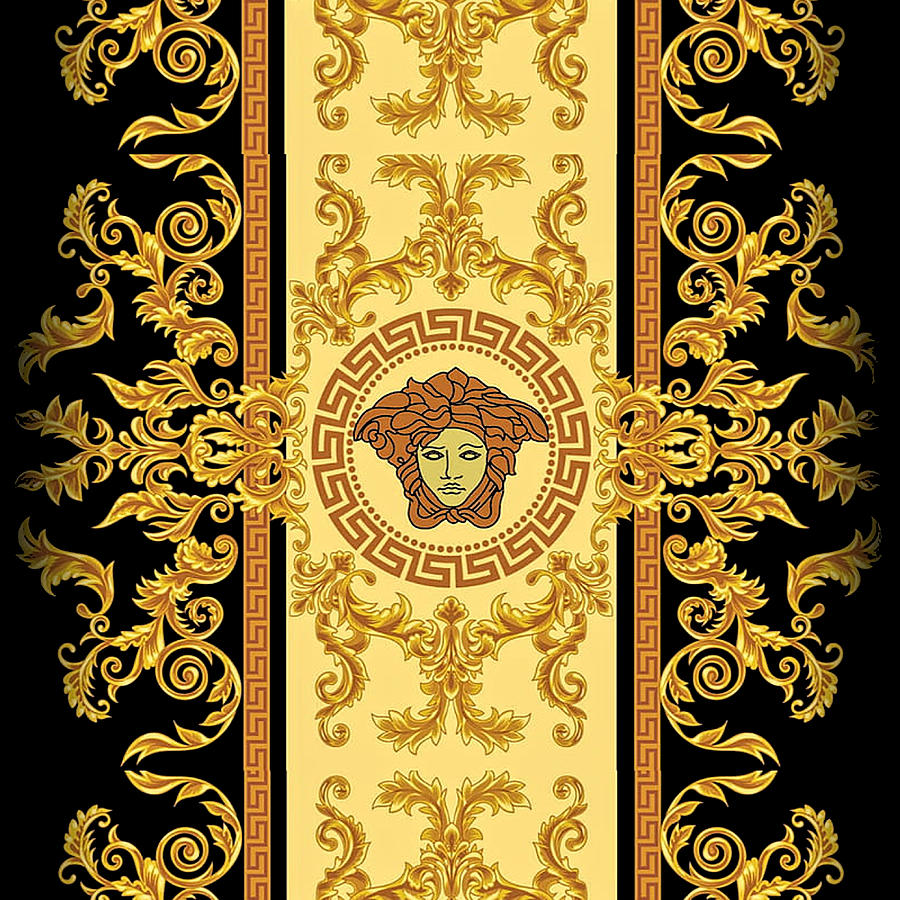 Versace Digital Art by Kasey Chuster | Pixels