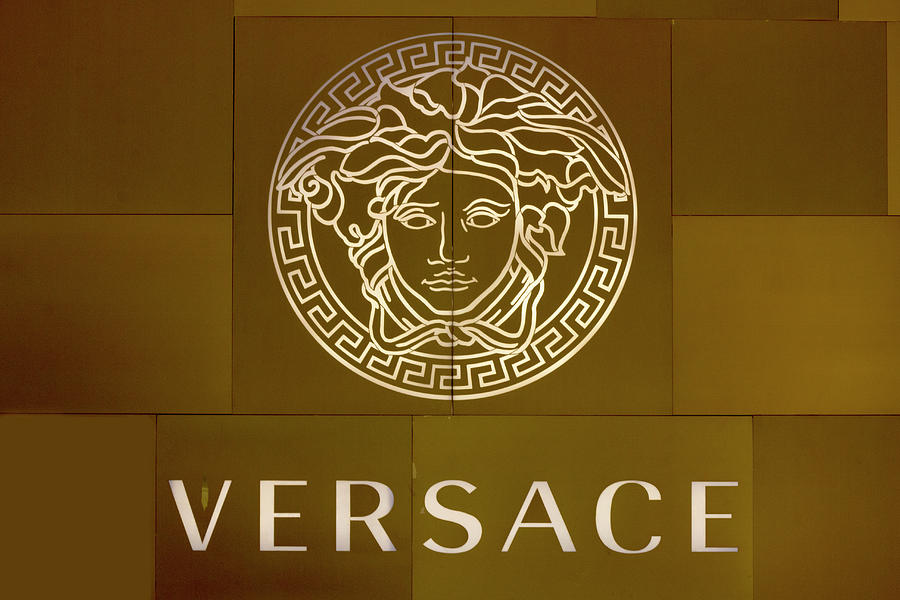 Versace logo Photograph by Kevin Hellon - Fine Art America