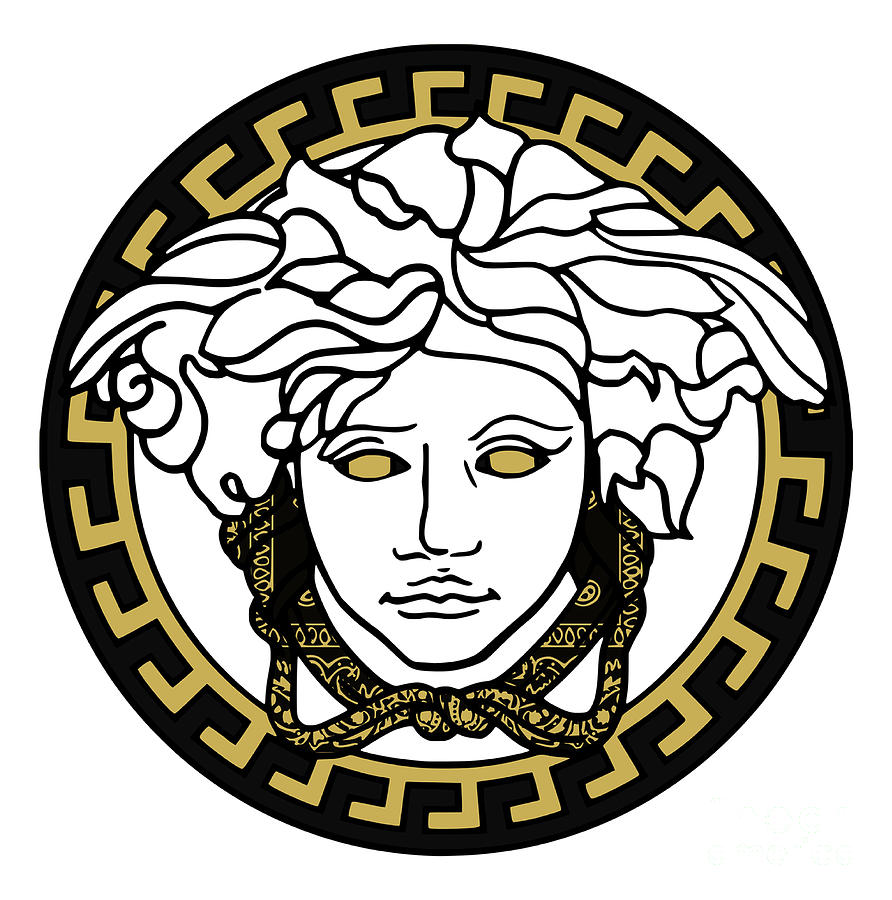 Versace medusa Digital Art by Jose Aguayo