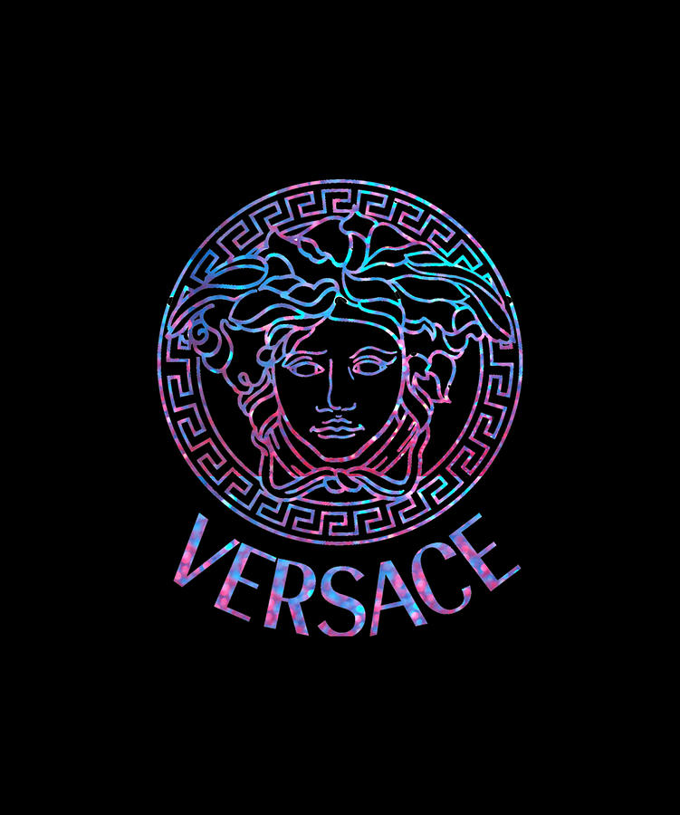 Versace Medusa Logo Mixed Media by Belle Witting - Pixels