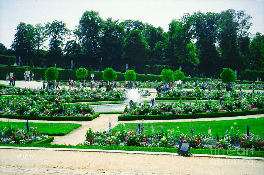 Versailles Paths and Garden Painting by Donna L Munro