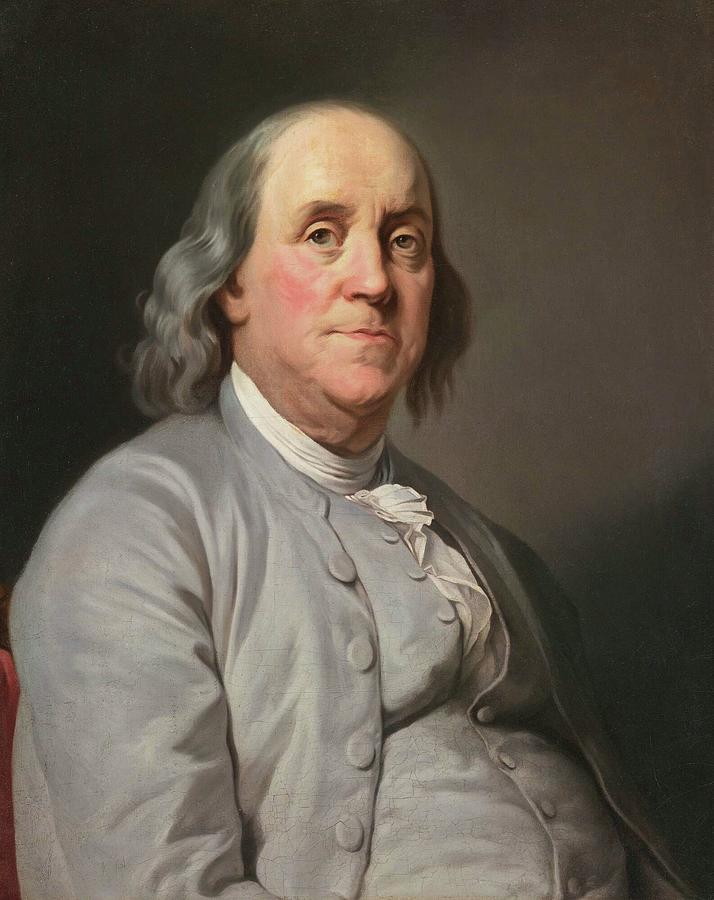 Versailles Portrait Of Benjamin Franklin Painting by Artistic Panda ...