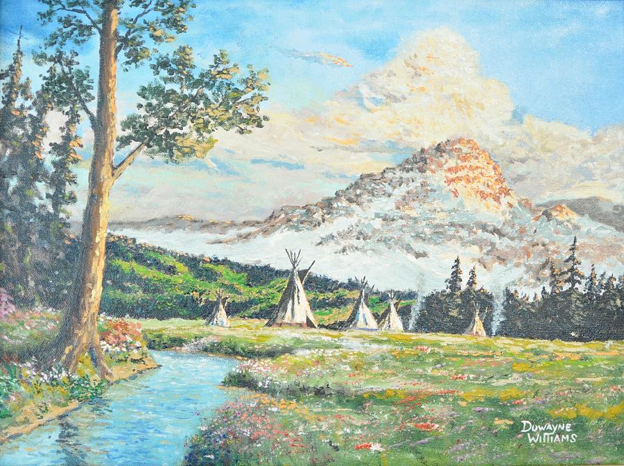 Indian Spring #1 Painting by Duwayne Williams