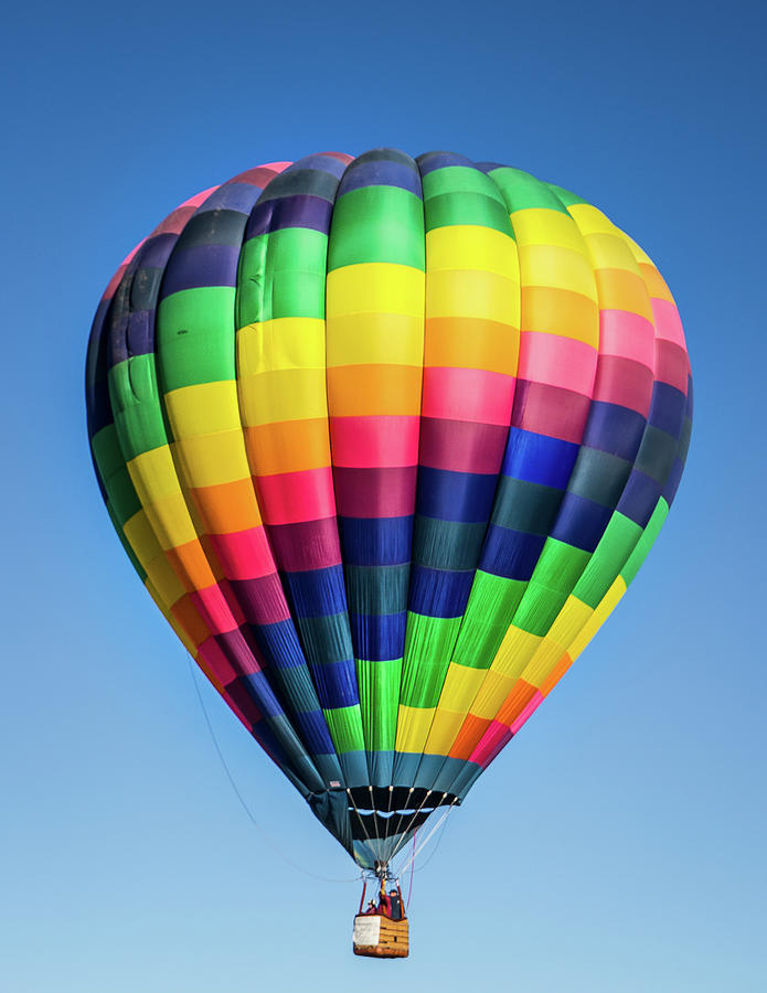 Vertical Hot Air Balloon Photograph by BassArt Photography - Fine Art ...