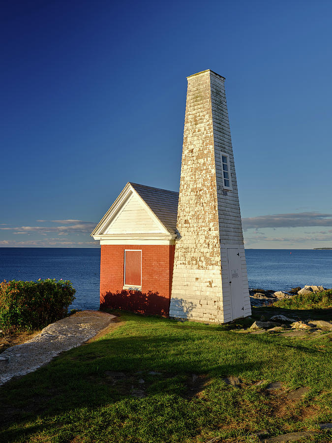 Vertical Image Of The Bell House At Pemaquid Photograph