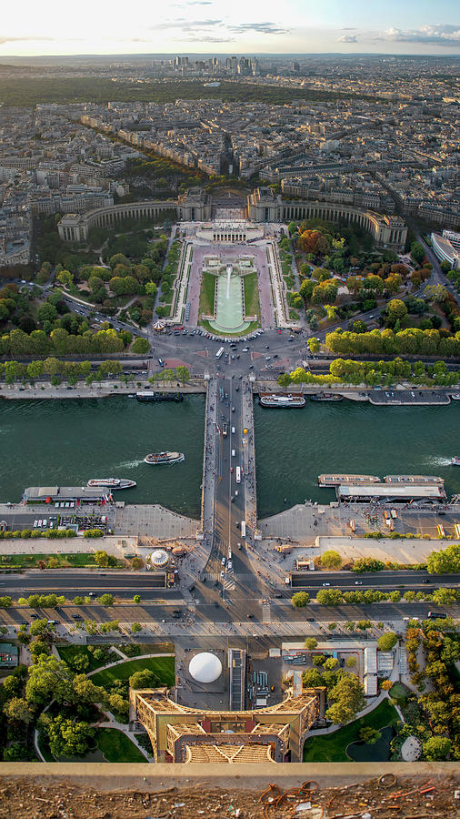 Vertical Pano Of Paris, France Photograph