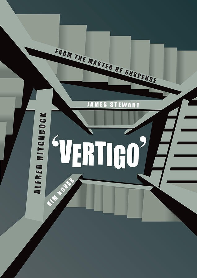 Vertigo - Alternative Movie Poster Digital Art by Movie Poster Boy