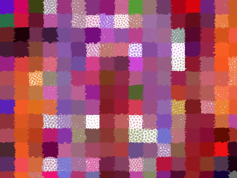 Very Colourful Mosaic Stippling Artwork Digital Art by Wilma Barnwell Very Colourful Mosaic Stippling Artwork Digital Art by Wilma Barnwell
