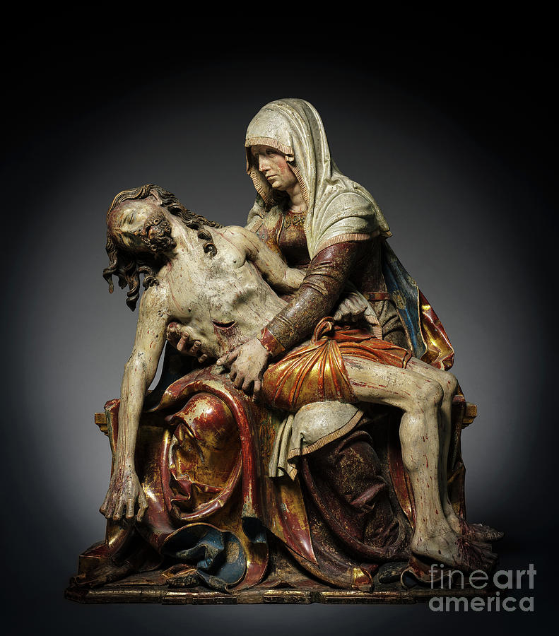 Vesperbild Pieta by Master of Rabenden Photograph by Carlos Diaz