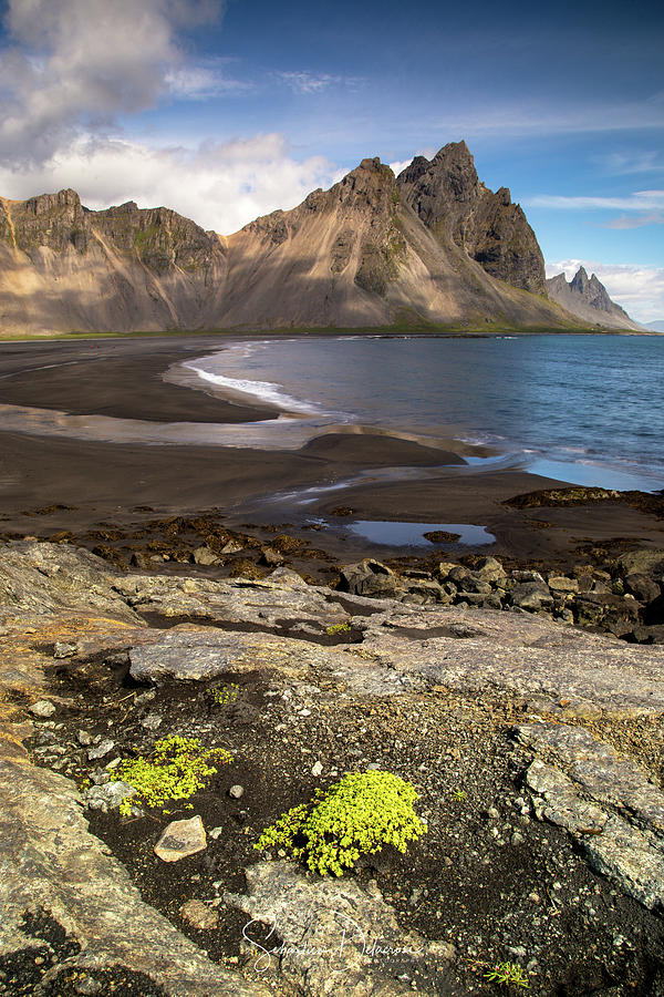 Vestrahorn, peninsule de Stokksnes, Islande Photograph by Sebastien DELACROSE