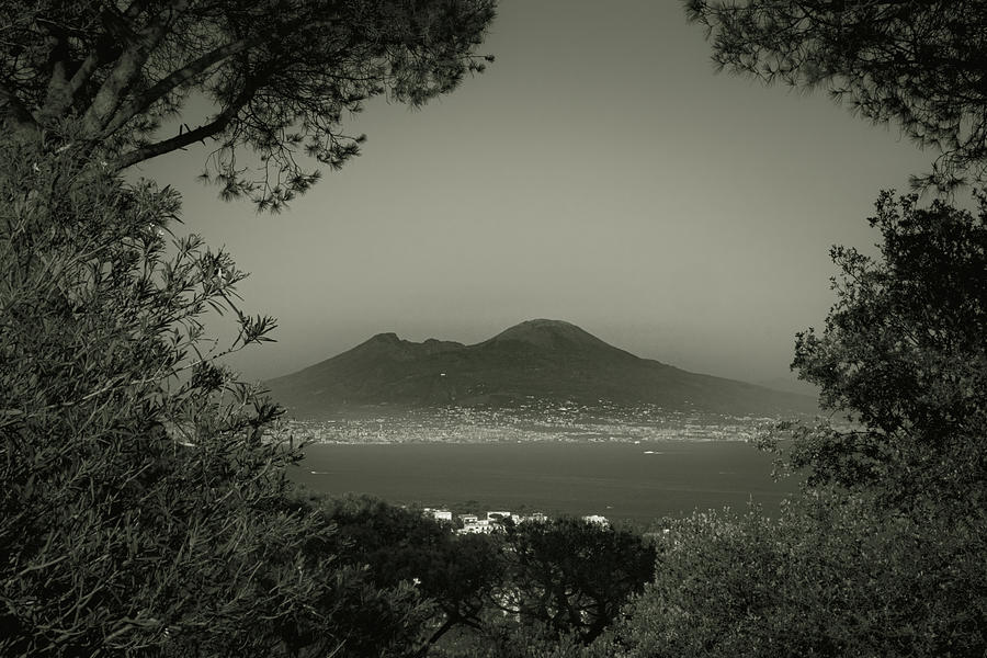 Vesuvio Vintage Photograph by Umberto Barone