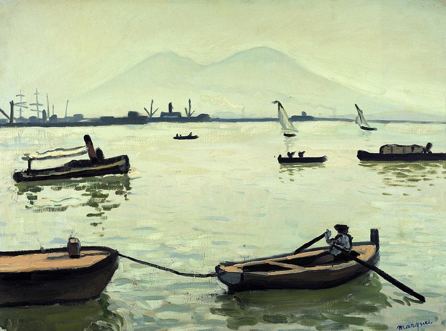 Henri Matisse Painting - Vesuvius, 1909 by Albert Marquet