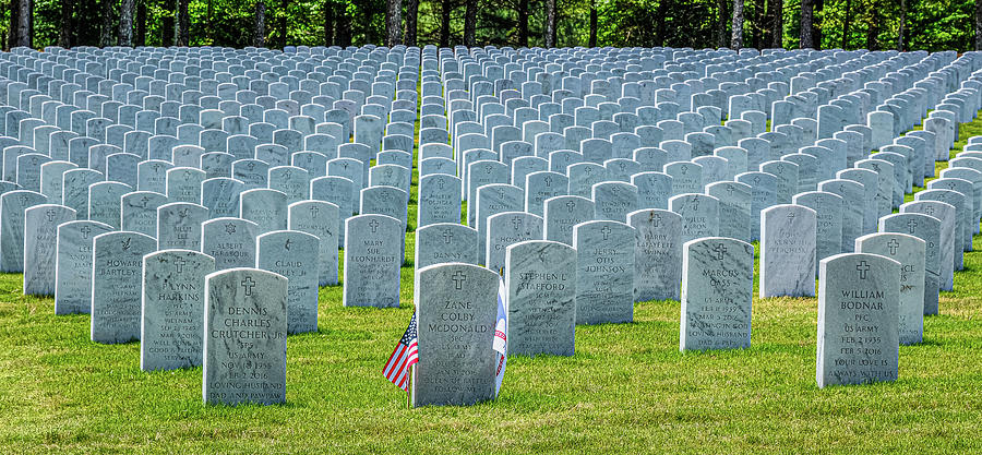 Veterans Cemetery Photograph by Darryl Brooks