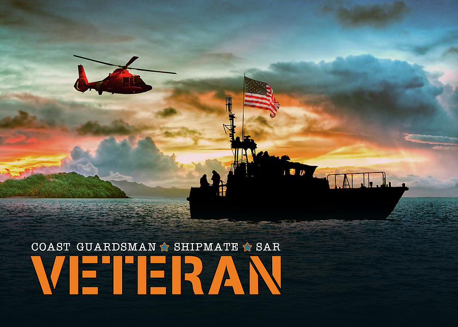 Veterans Day Coast Guardsman Digital Art by Doreen Erhardt