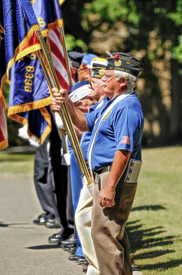 Veterans on Fourth of July Photograph by Cordia Murphy