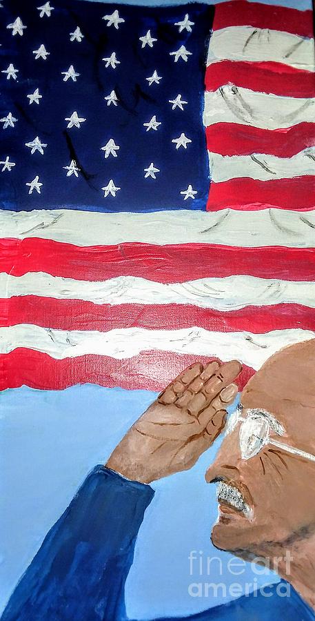 Veterans Salute Painting by Seaux-N-Seau Soileau