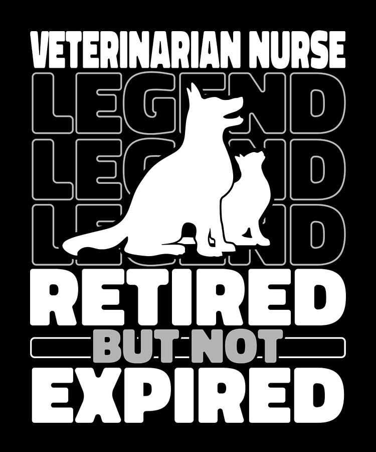 Veterinarian Nurse Retired Veterinary - Vet Assistant Digital Art by ...