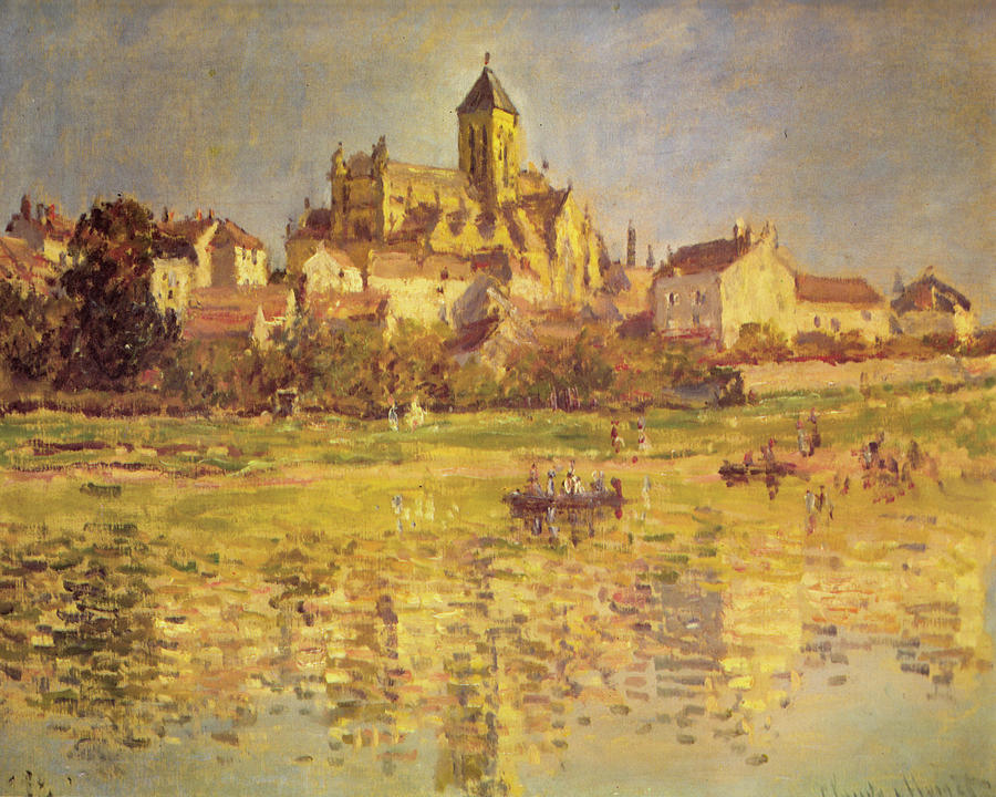 Vetheuil Church 1879 Painting by Claude Monet - Fine Art America