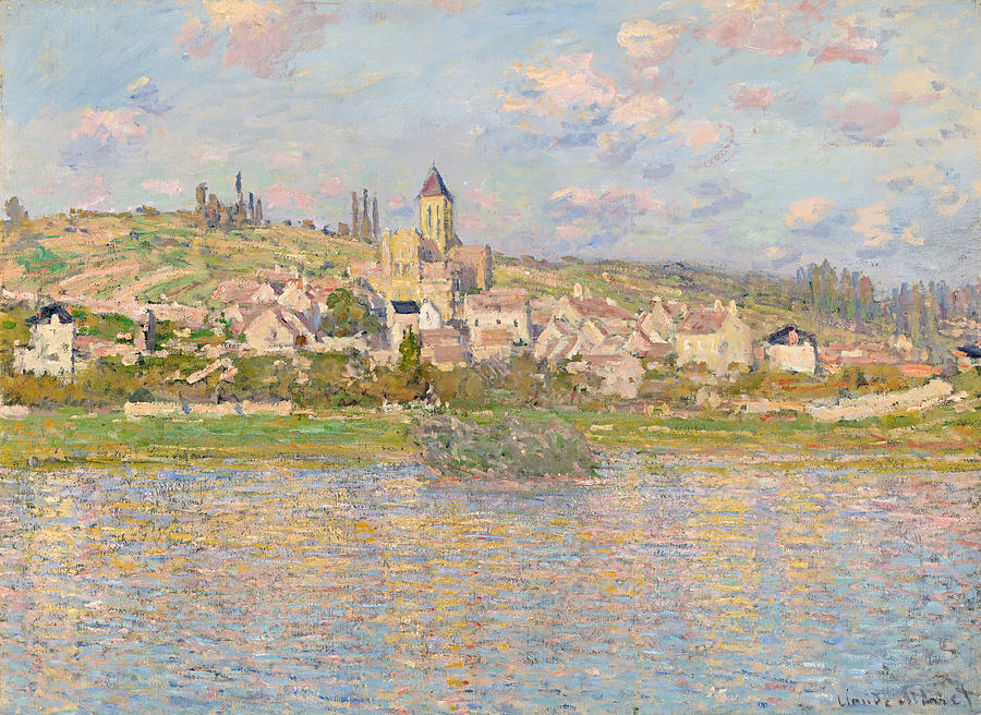 Vetheuil - Claude Monet Painting by Aesthetics Store Vetheuil - Claude Monet Painting by Aesthetics Store