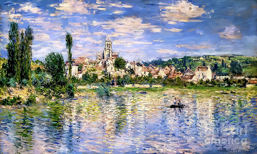 Vetheuil In Summer By Claude Monet 1880 Painting By Claude Monet - Fine 