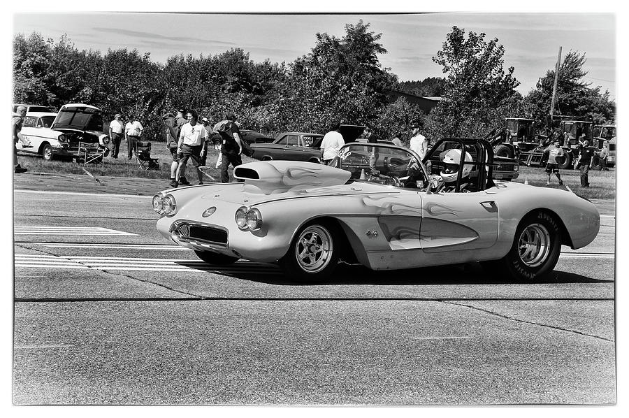Vette Awaits his Race Photograph by Mike Martin
