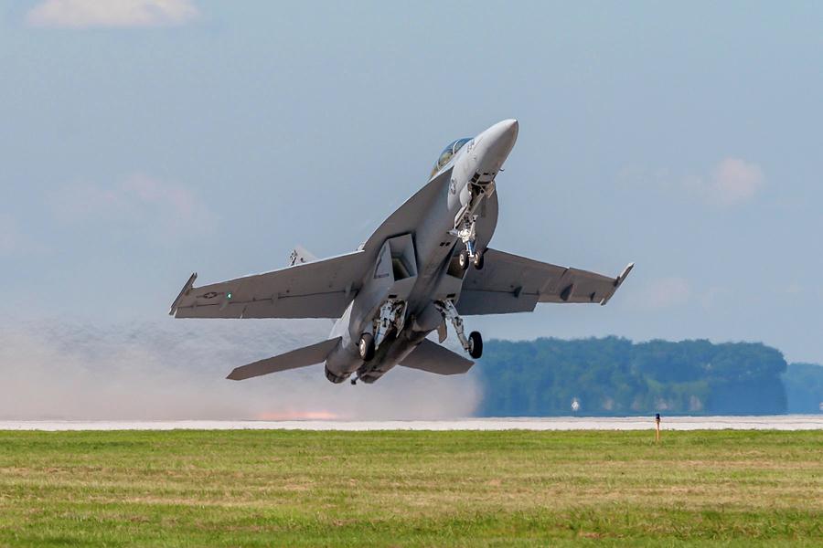 VFA-106 Taking Off Photograph by Liza Eckardt