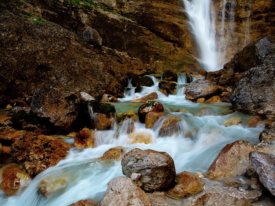 Via Ferrata Waterfall Photograph by Andrew Knust - Fine Art America