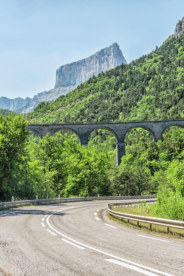 Viaduct In The Alps Photograph