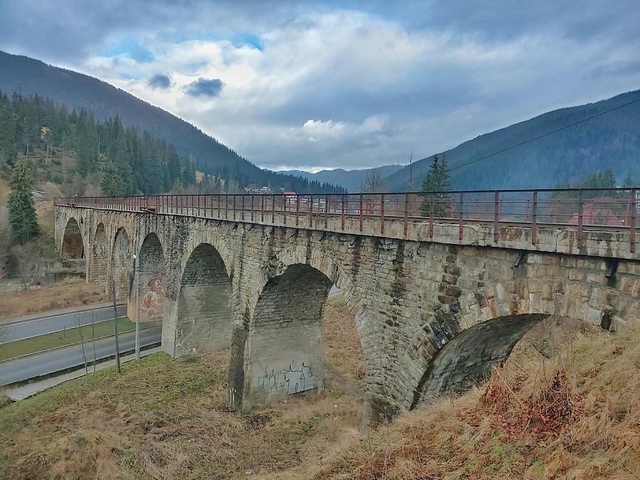 Viaduct in Vorokhta Photograph by Alex Mir