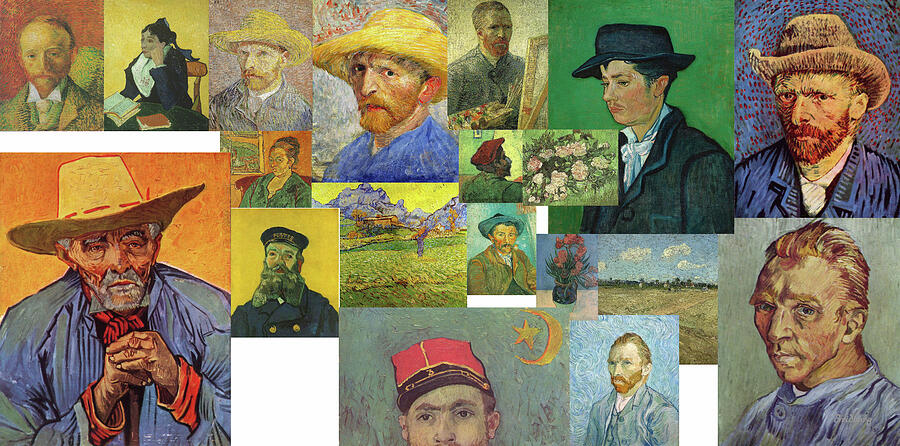 Vibrance of van Gogh Mural IIl Digital Art by David Bridburg