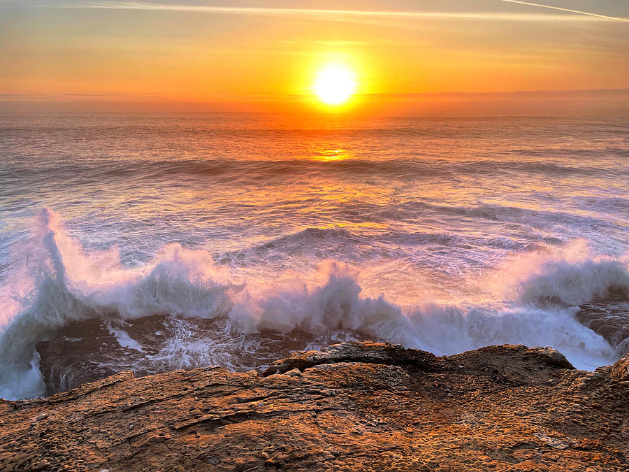Vibrant Coastal Sunset Photograph
