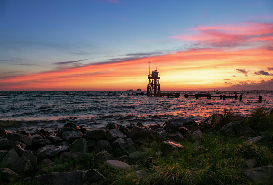 Vibrant Colors Gulf Coast Sunrise Photograph by Sandra Js