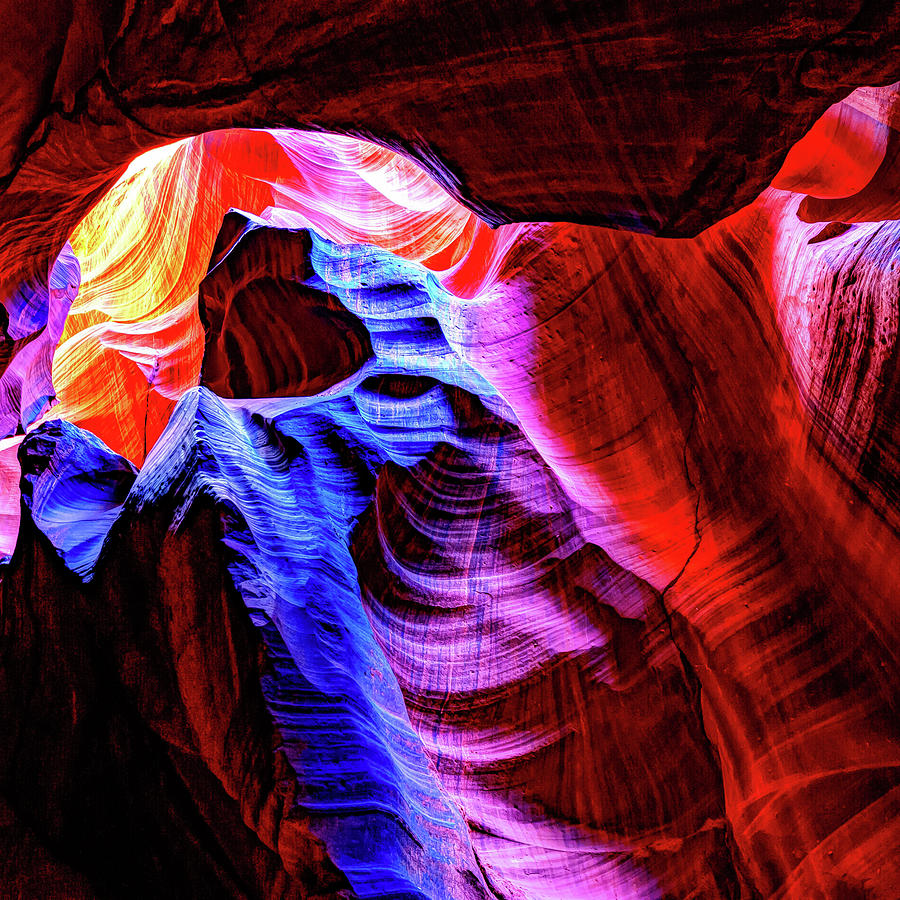 Vibrant Flow - Antelope Canyon Arizona Photograph by Gregory Ballos
