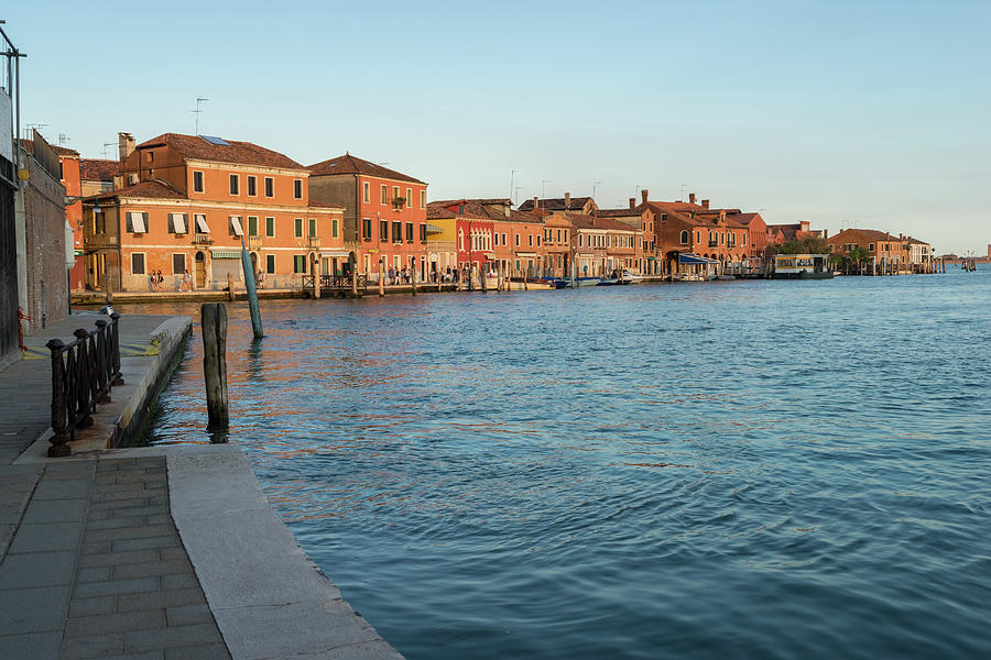Vibrant Murano Island - Silky Afternoon On Riva Longa On The Grand Canal Photograph