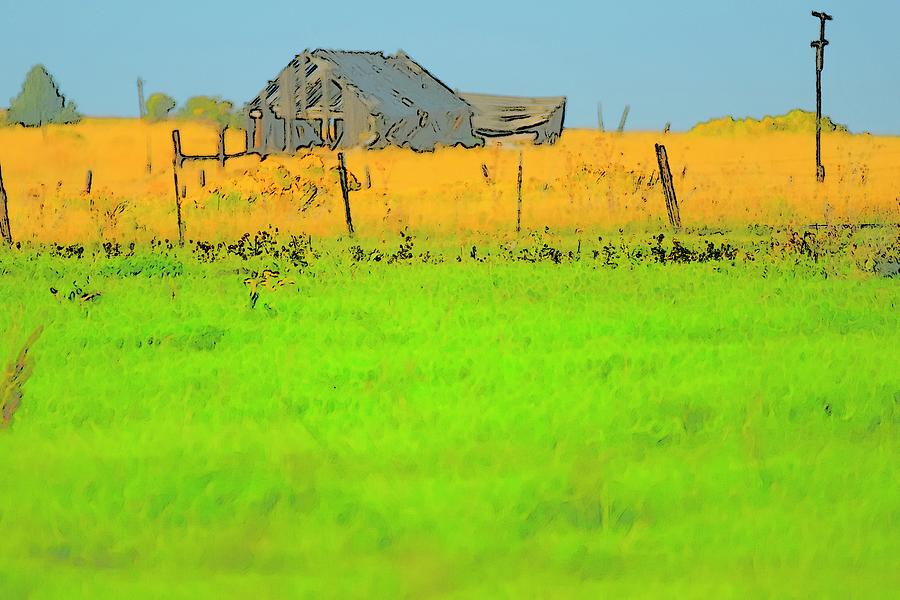 Vibrant Pasture and Barn Photograph by Jerry Sodorff