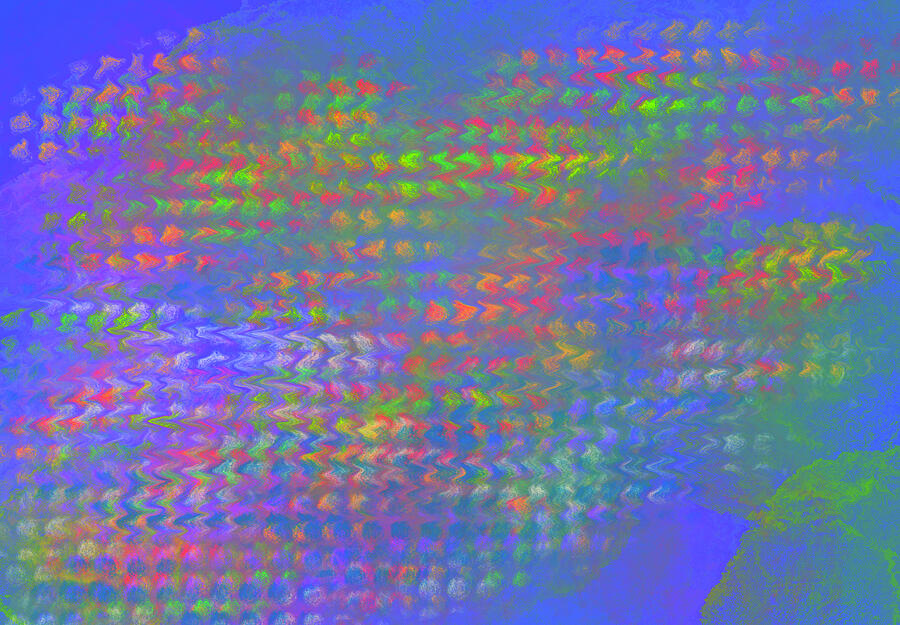 Vibrant Pixels Digital Art by Greg Liotta