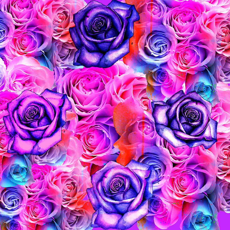 Vibrant Rose of Beauty  Digital Art by Gayle Price Thomas